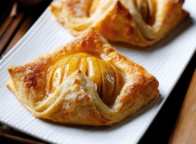 Pear and Almond Puffs