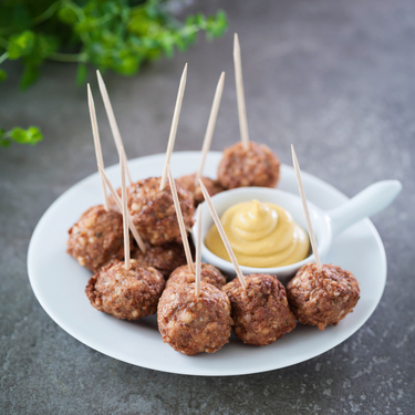 Pork and quinoa meatballs