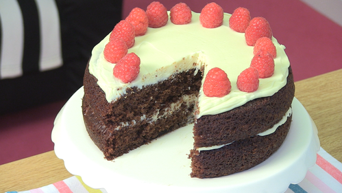 Really moist chocolate cake