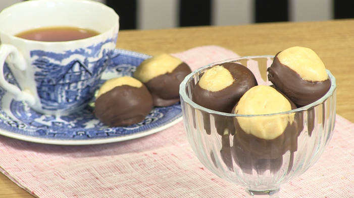 No bake chocolate peanut butter balls