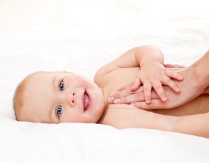 The sense of touch and baby massage