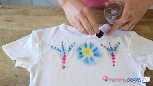 Your very own T-shirt design using tie dye