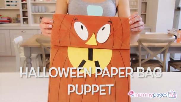 Halloween Paper Bag Puppets