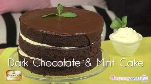 Dark Chocolate and Mint Cake