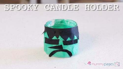 Spooky candle holder