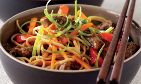 Stir-fried chilli beef