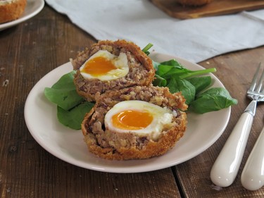 Vegetarian Scotch eggs