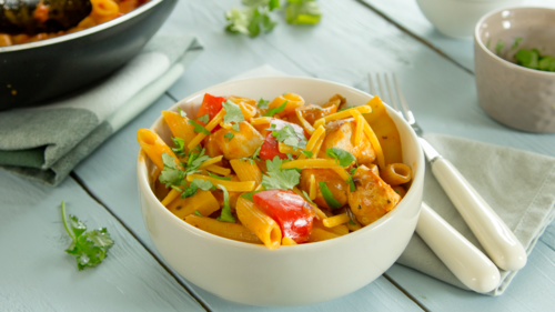 Chicken fajita pasta