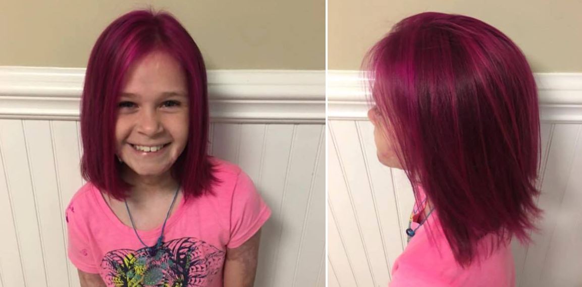 Mum lets daughter dye her hair following a ‘horrible...