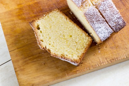 White chocolate loaf cake