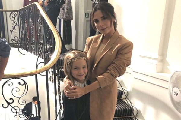Victoria Beckham just shared a photo of Harpers uniform and its ADORABLE
