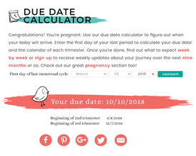 Due date calculator