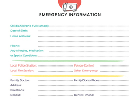 Emergency information