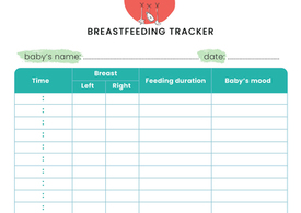 Breastfeeding tracker