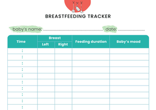 Breastfeeding tracker