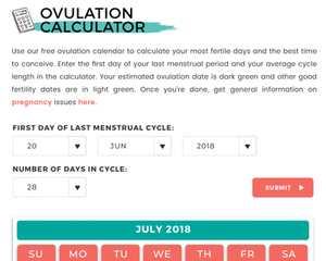 Ovulation calculator