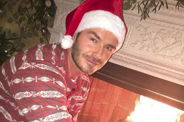 David Beckham releases his inner kid during family trip to Lapland