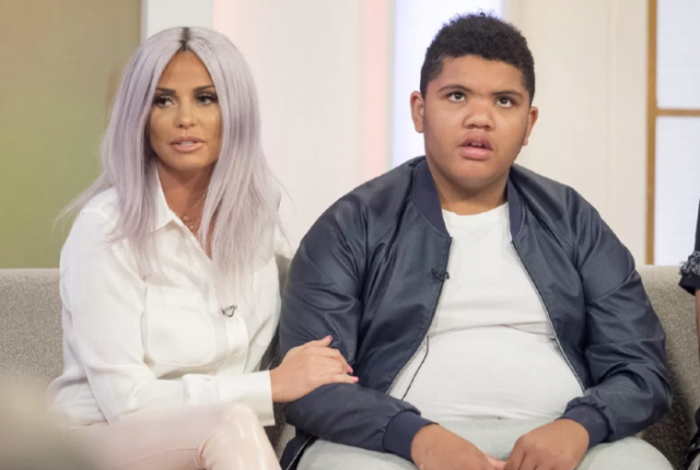 Its a danger to himself Katie Price considers residential care for her son Harvey