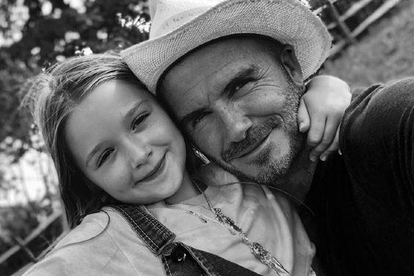 Uh-oh: Harper Beckham has a secret admirer and David is NOT happy
