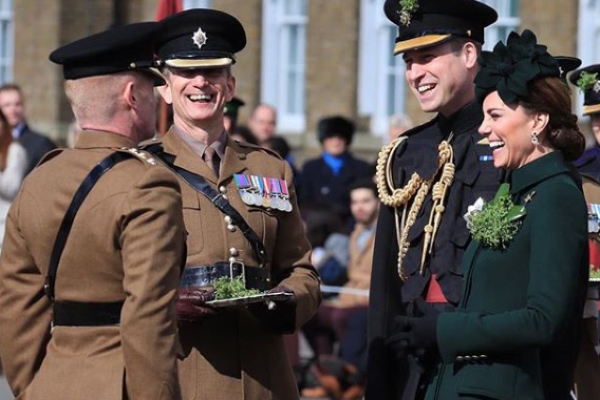 The Duke and Duchess of Cambridge celebrate St. Patricks Day in London