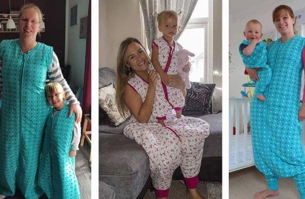 No April Fool: You can now match your little one in cute sleeping bags with feet