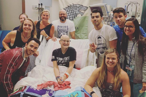 Jonas Brothers surprise teen fan undergoing chemotherapy in hospital