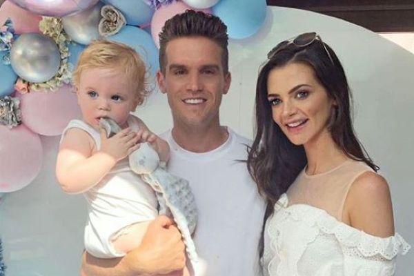 So special: Gaz Beadle reveals his baby girls beautiful name