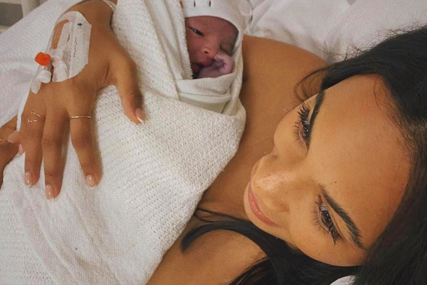 Rochelle and Marvin Humes share sweet pics of baby Blake meeting his big sisters