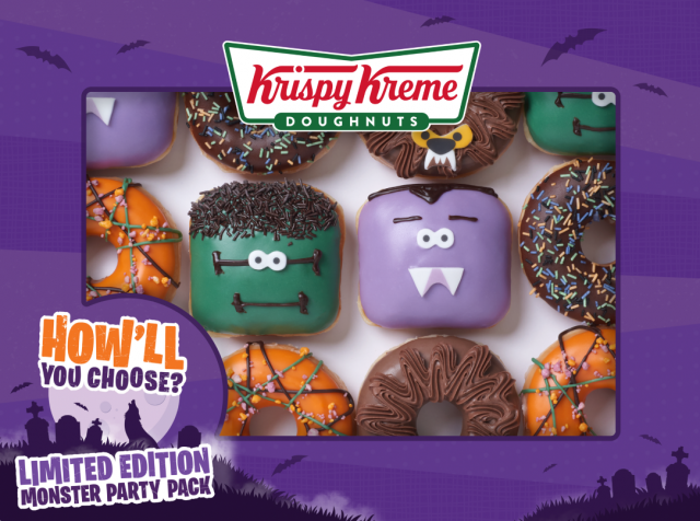 How cute are these Krispy Kreme Halloween doughnuts?
