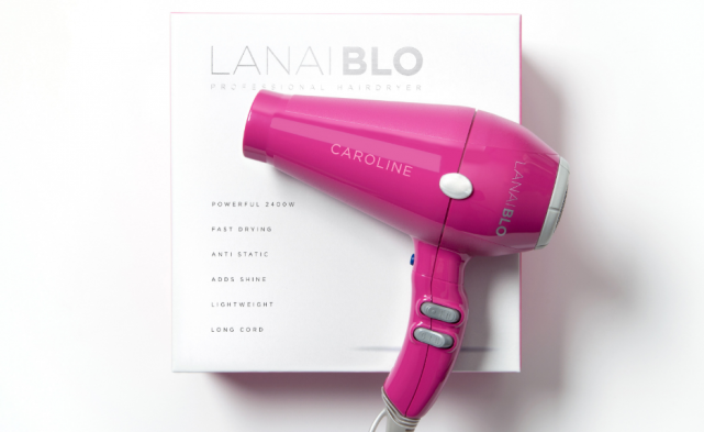 The perfect gift: get your hands on the Love Island pink personalised hairdryer.
