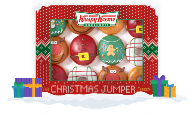 Krispy Kreme delivers delicious Christmas jumper range