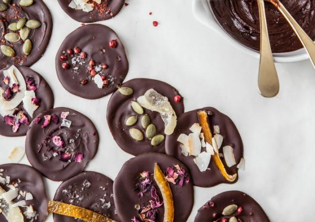 Januarys dessert menu covered with Deliciously Ella