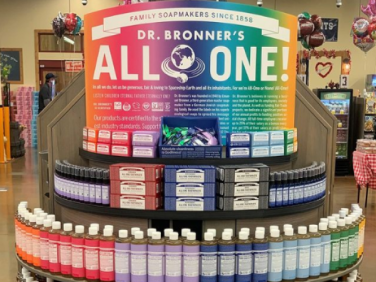 Dr. Bronner’s is calling for consumers to go green to celebrate World Earth Month