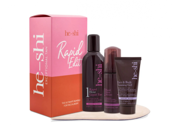 He-shi’s Rapid Edit set is the fastest way you’ll get a tan this autumn