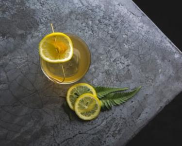 This lemon and mint cocktail is the perfect spring drink!