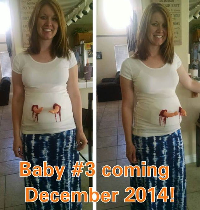 Fun Halloween pregnancy announcements
