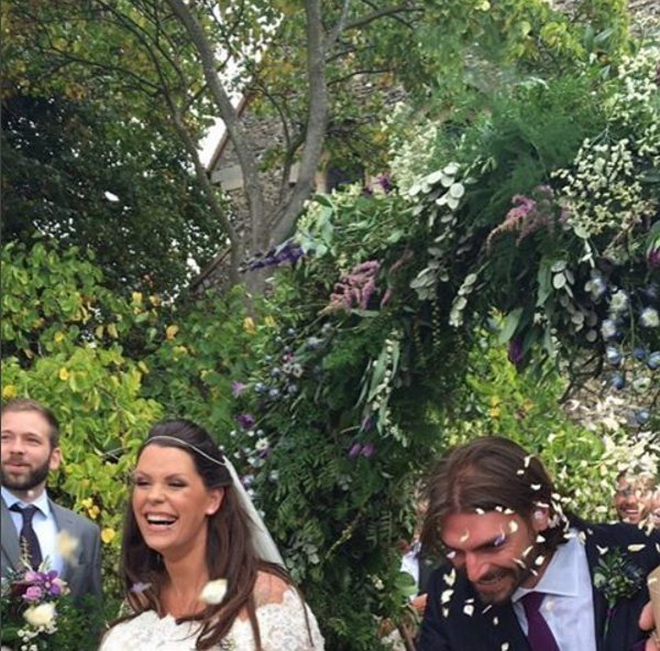 Fifi Geldof looks beautiful as she marries sculptor at same church her mum  and sister Peaches are buried