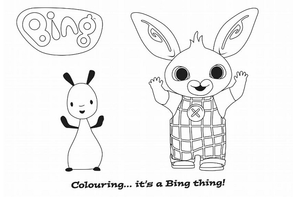 your little one with love this printable bing activity sheet